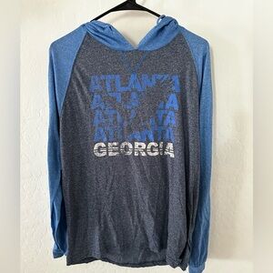 Blue and grey long sleeve